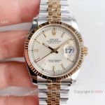 Replica AR Factory V2 Rolex Datejust 36mm Two Tone White Dial Watch_th.jpg